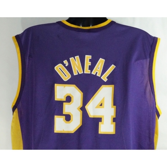 Los Angeles Lakers Shaq O'Neal Vintage Jersey XL - Picture 7 of 9